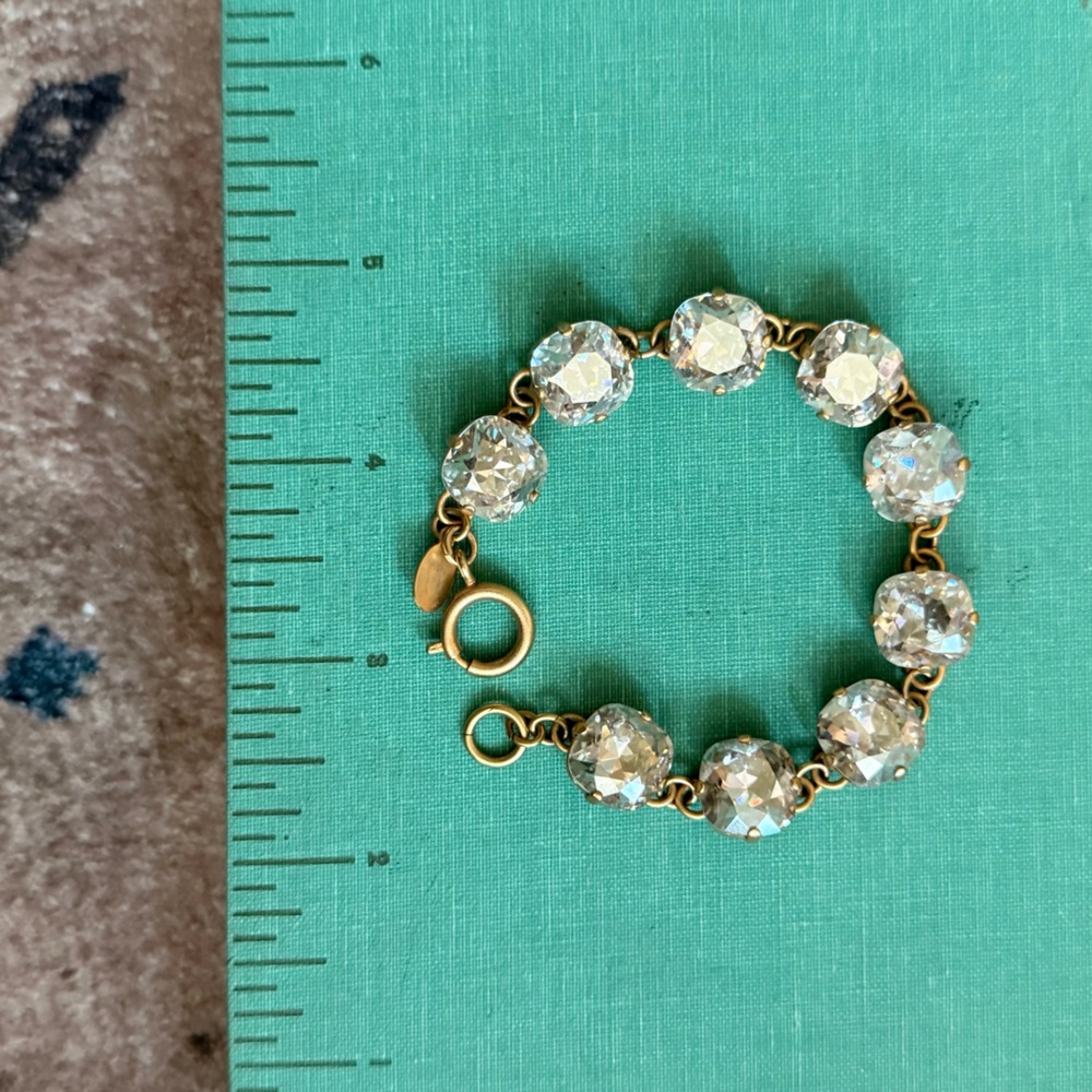 CATHERINE POPESCO - Lrg Crystal & Gold Bracelet